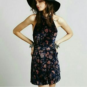 Free People Velvet Romper